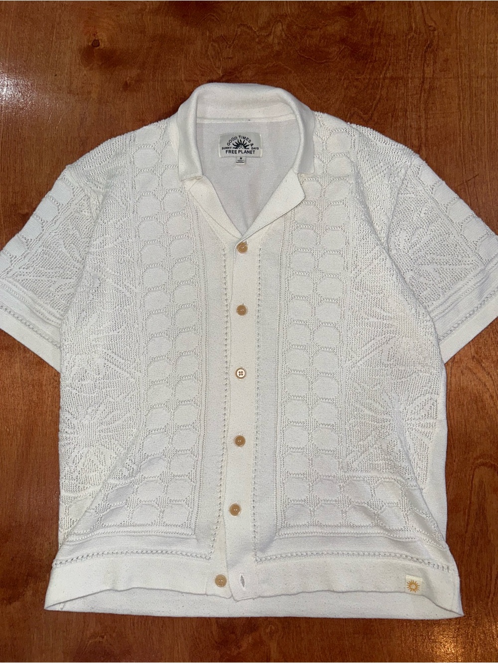 Free Planet Camp Collar Sweater Polo